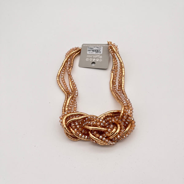 Kette mit Knoten-Design in Roségold